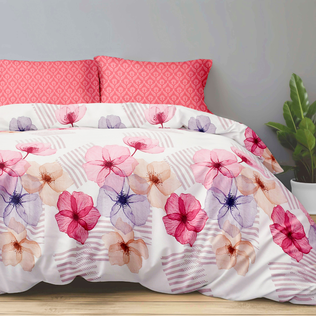 Bonafide Bedsheet – OOA 144 GSM Polyester King Size Set